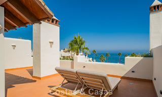 Renovated penthouse with sea views for sale on the beachfront on the New Golden Mile between Marbella and Estepona 785275 