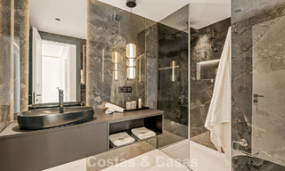 Renovated penthouse with sea views for sale on the beachfront on the New Golden Mile between Marbella and Estepona 785283 