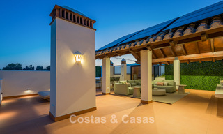 Renovated penthouse with sea views for sale on the beachfront on the New Golden Mile between Marbella and Estepona 785288 