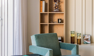 Renovated penthouse with sea views for sale on the beachfront on the New Golden Mile between Marbella and Estepona 785301 