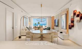 Renovated penthouse with sea views for sale on the beachfront on the New Golden Mile between Marbella and Estepona 785302 