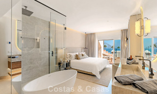Renovated penthouse with sea views for sale on the beachfront on the New Golden Mile between Marbella and Estepona 785307 