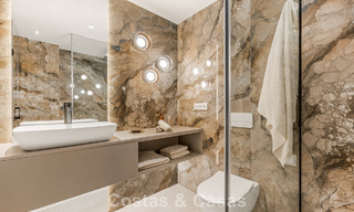 Renovated penthouse with sea views for sale on the beachfront on the New Golden Mile between Marbella and Estepona 785310 