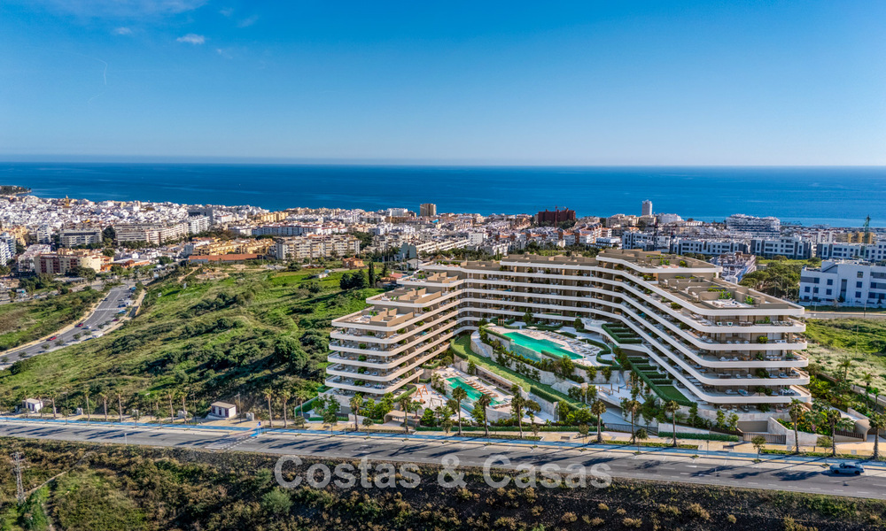 Launch! Innovative off-plan apartments with panoramic mountain and sea views for sale near Estepona town center 785254