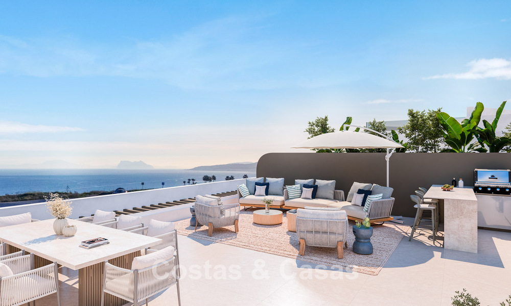 Launch! Innovative off-plan apartments with panoramic mountain and sea views for sale near Estepona town center 785255