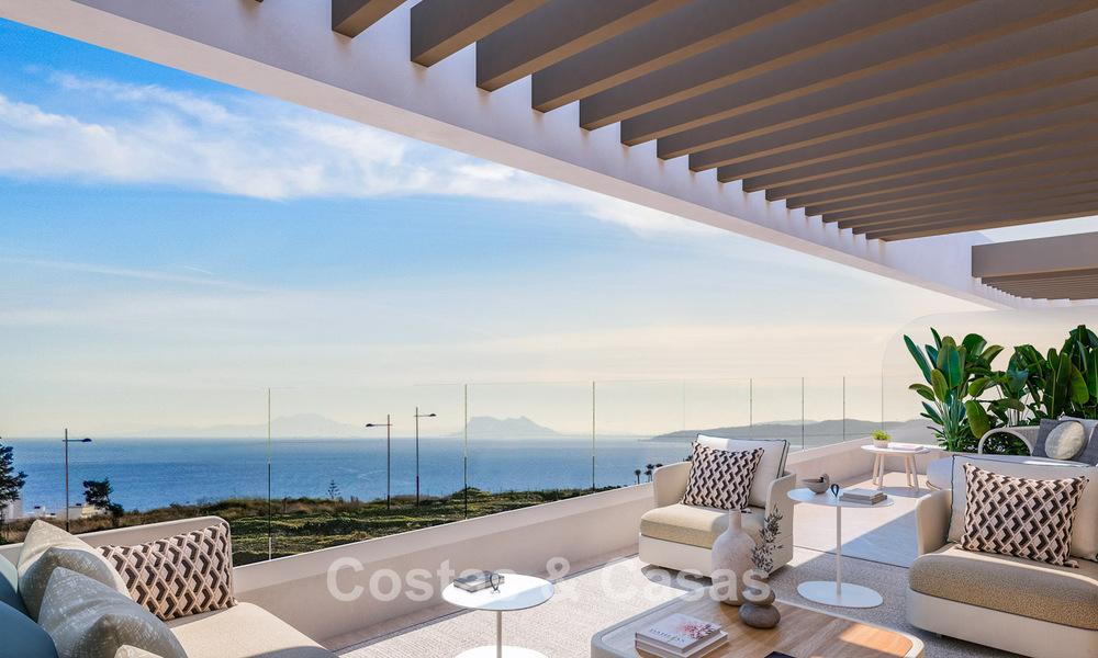Launch! Innovative off-plan apartments with panoramic mountain and sea views for sale near Estepona town center 785257
