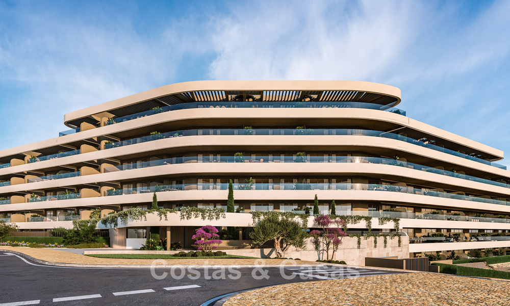 Launch! Innovative off-plan apartments with panoramic mountain and sea views for sale near Estepona town center 785269