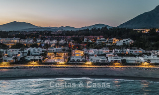 Luxurious beachfront property with open sea views for sale, directly on the beach on Marbella's prestigious Golden Mile 785329 
