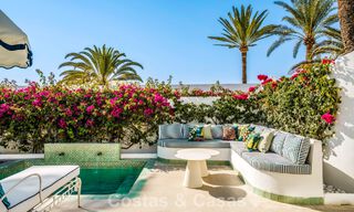 Luxurious beachfront property with open sea views for sale, directly on the beach on Marbella's prestigious Golden Mile 785334 