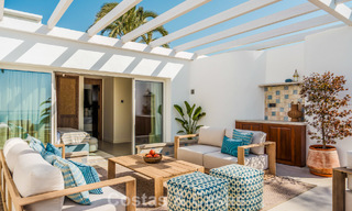Luxurious beachfront property with open sea views for sale, directly on the beach on Marbella's prestigious Golden Mile 785338 
