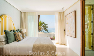 Luxurious beachfront property with open sea views for sale, directly on the beach on Marbella's prestigious Golden Mile 785340 