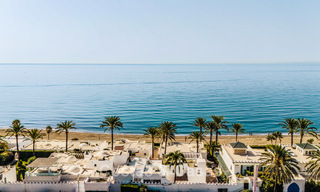 Luxurious beachfront property with open sea views for sale, directly on the beach on Marbella's prestigious Golden Mile 785346 