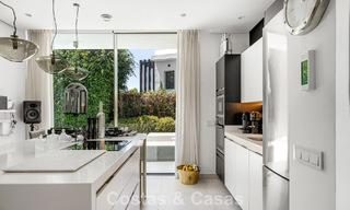 Modernist villa for sale in a private community surrounded by greenery, on the New Golden Mile between Marbella and Estepona 785390 
