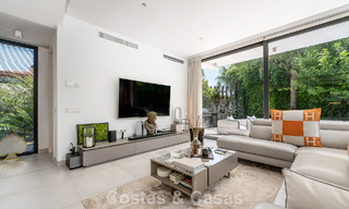Modernist villa for sale in a private community surrounded by greenery, on the New Golden Mile between Marbella and Estepona 785395 