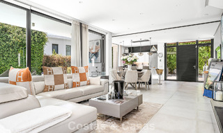 Modernist villa for sale in a private community surrounded by greenery, on the New Golden Mile between Marbella and Estepona 785396 