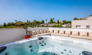 Contemporary luxury penthouse with a spacious roof terrace for sale close to all amenities and the centre of San Pedro, Marbella 785494 