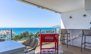 Contemporary renovated 3-bedroom apartment with open sea views for sale on the east side of Marbella center 785514 