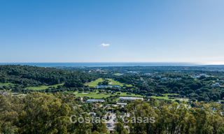 New, high-end luxury villa for sale with panoramic sea views in a gated and 24/7 residential area in Sotogrande, Costa del Sol 785644 