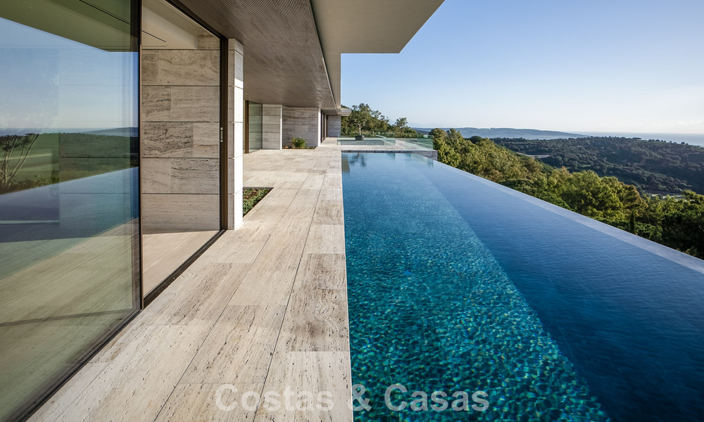 New, high-end luxury villa for sale with panoramic sea views in a gated and 24/7 residential area in Sotogrande, Costa del Sol 785650