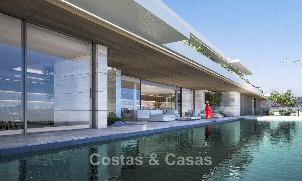 New, high-end luxury villa for sale with panoramic sea views in a gated and 24/7 residential area in Sotogrande, Costa del Sol 785703