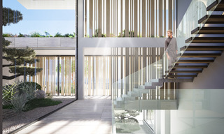 New, high-end luxury villa for sale with panoramic sea views in a gated and 24/7 residential area in Sotogrande, Costa del Sol 785706 
