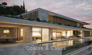 New, high-end luxury villa for sale with panoramic sea views in a gated and 24/7 residential area in Sotogrande, Costa del Sol 785707 