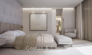 New, high-end luxury villa for sale with panoramic sea views in a gated and 24/7 residential area in Sotogrande, Costa del Sol 785709 