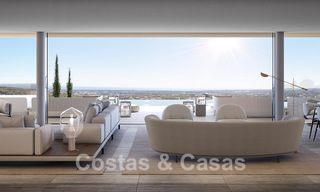 New, high-end luxury villa for sale with panoramic sea views in a gated and 24/7 residential area in Sotogrande, Costa del Sol 785711 