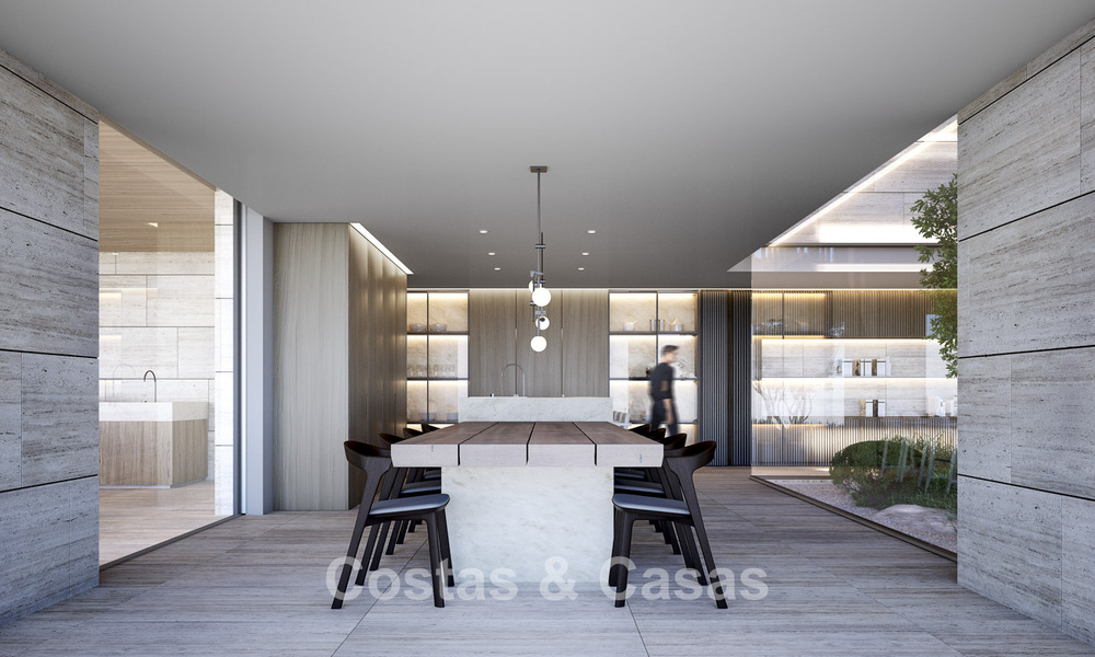 New, high-end luxury villa for sale with panoramic sea views in a gated and 24/7 residential area in Sotogrande, Costa del Sol 785712
