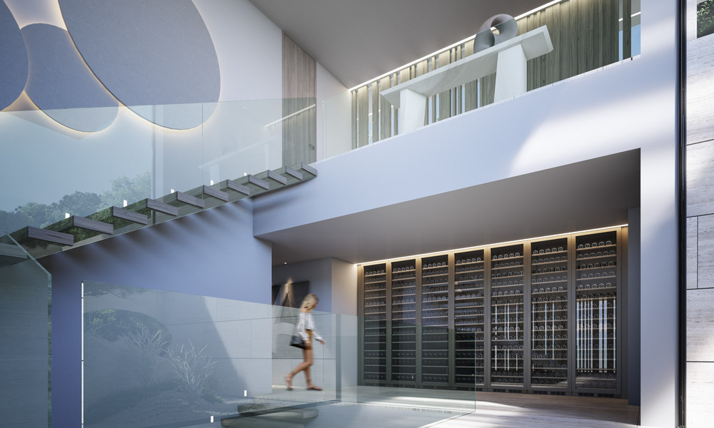 New, high-end luxury villa for sale with panoramic sea views in a gated and 24/7 residential area in Sotogrande, Costa del Sol 785718