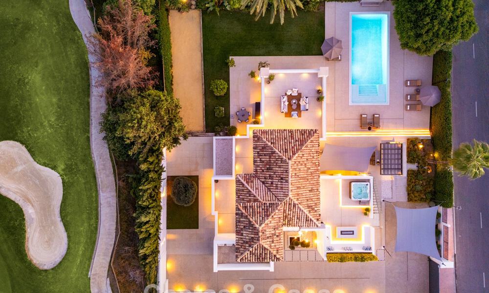 Stunning frontline golf luxury villa for sale in the heart of Nueva Andalucia, Marbella 785597