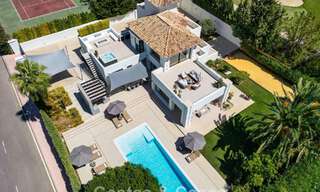 Stunning frontline golf luxury villa for sale in the heart of Nueva Andalucia, Marbella 785632 