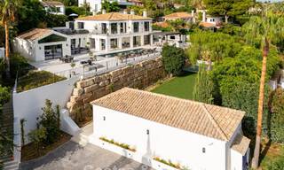 Spacious luxury villa with modern Mediterranean architecture for sale on Marbella's Golden Mile 785526 