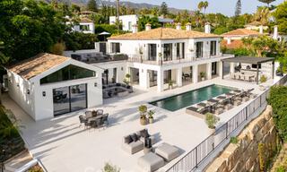 Spacious luxury villa with modern Mediterranean architecture for sale on Marbella's Golden Mile 785527 