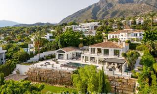Spacious luxury villa with modern Mediterranean architecture for sale on Marbella's Golden Mile 785528 