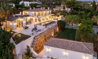 Spacious luxury villa with modern Mediterranean architecture for sale on Marbella's Golden Mile 785532 