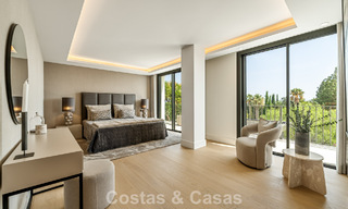 Spacious luxury villa with modern Mediterranean architecture for sale on Marbella's Golden Mile 785556 