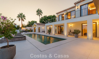 Spacious luxury villa with modern Mediterranean architecture for sale on Marbella's Golden Mile 785585 