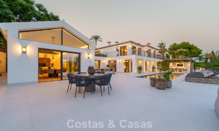 Spacious luxury villa with modern Mediterranean architecture for sale on Marbella's Golden Mile 785586 