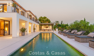 Spacious luxury villa with modern Mediterranean architecture for sale on Marbella's Golden Mile 785588 