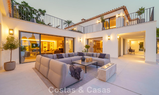 Spacious luxury villa with modern Mediterranean architecture for sale on Marbella's Golden Mile 785589 