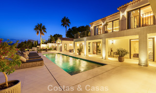 Spacious luxury villa with modern Mediterranean architecture for sale on Marbella's Golden Mile 785592 