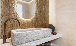 Modern Spanish luxury villa for sale on the second line of a golf course in a privileged residential area, Benahavis - Marbella 785748 