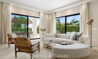 Modern Spanish luxury villa for sale on the second line of a golf course in a privileged residential area, Benahavis - Marbella 785752 