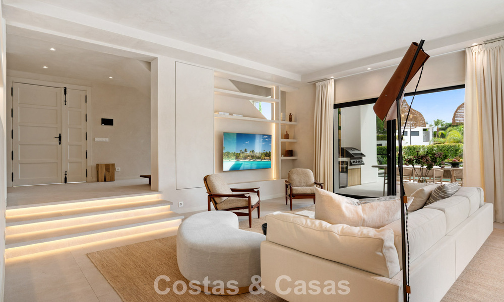 Modern Spanish luxury villa for sale on the second line of a golf course in a privileged residential area, Benahavis - Marbella 785753