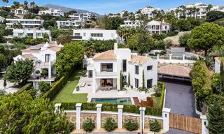 Modern Spanish luxury villa for sale on the second line of a golf course in a privileged residential area, Benahavis - Marbella 785762 