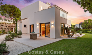 Modern Spanish luxury villa for sale on the second line of a golf course in a privileged residential area, Benahavis - Marbella 785763 