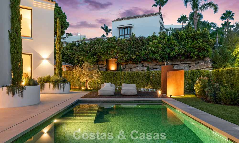 Modern Spanish luxury villa for sale on the second line of a golf course in a privileged residential area, Benahavis - Marbella 785767