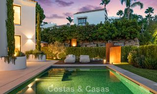 Modern Spanish luxury villa for sale on the second line of a golf course in a privileged residential area, Benahavis - Marbella 785767 