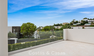 Modern Spanish luxury villa for sale on the second line of a golf course in a privileged residential area, Benahavis - Marbella 785768 